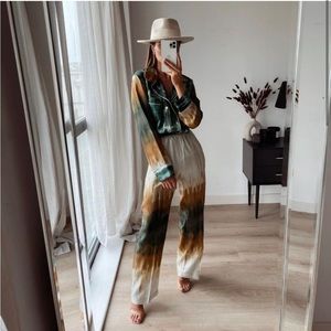 NWT Zara silk pants